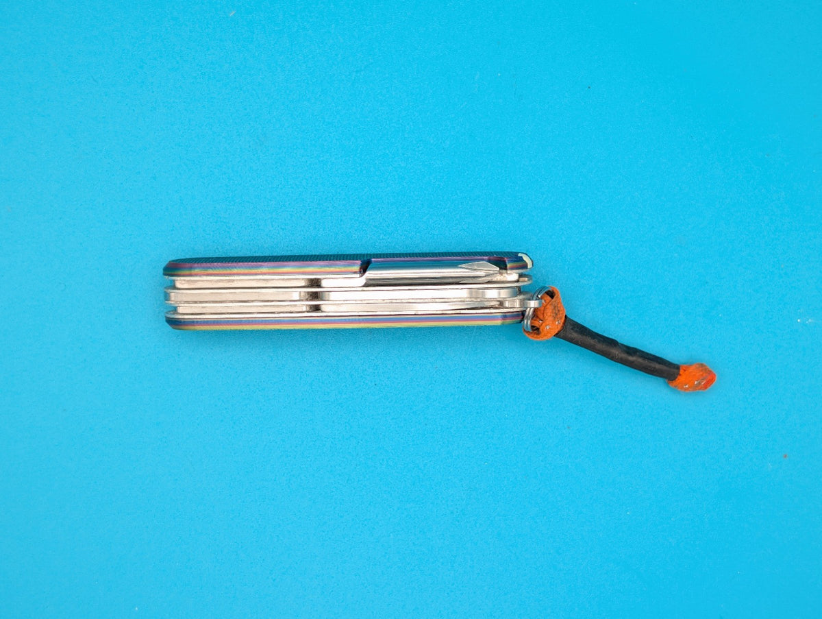 Victorinox Super Tinker Swiss Army Knife Multi Tool! Rainbow Twist!