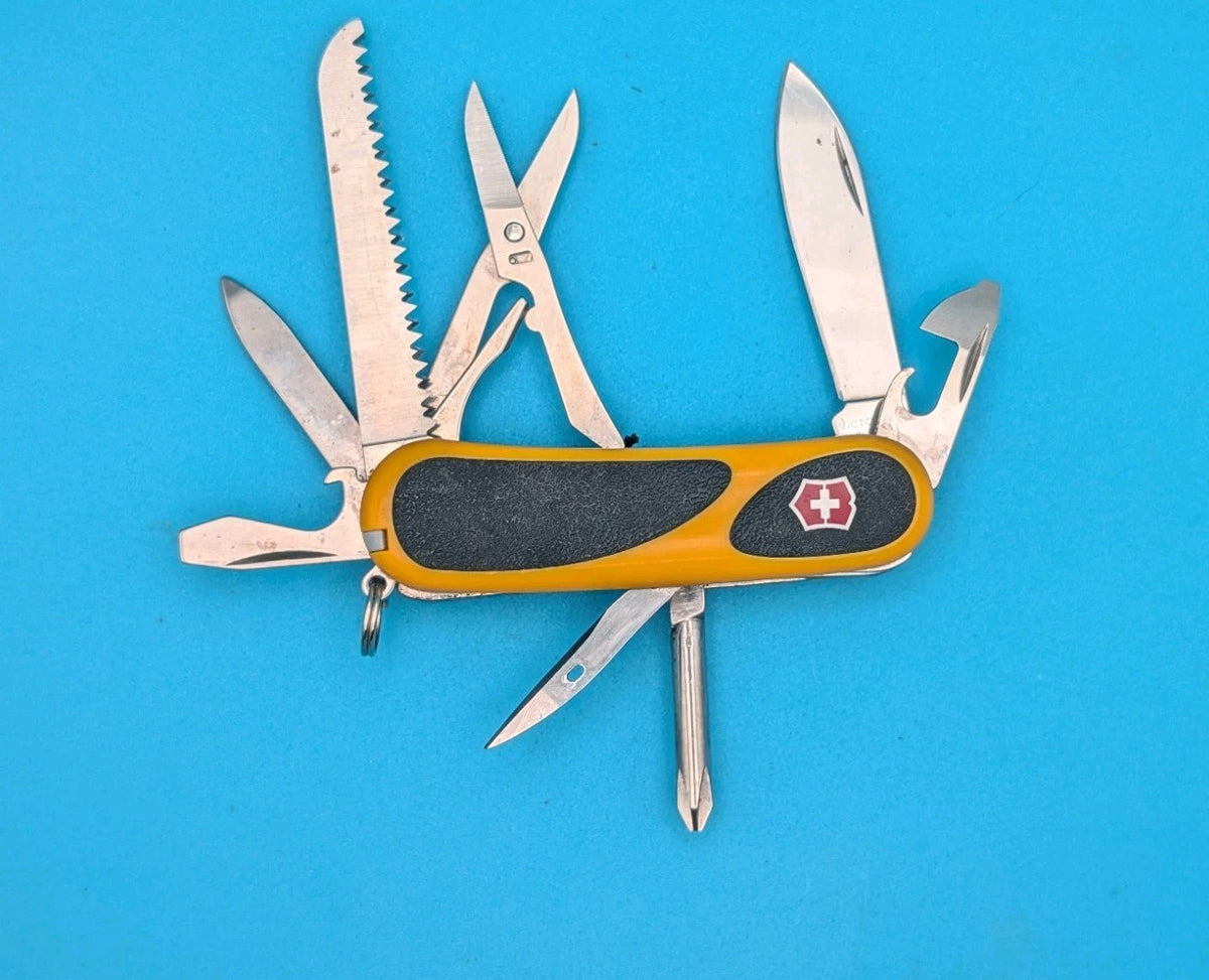 Victorinox EvoGrip S18 Yellow & Black Swiss Army Knife Multi Tool