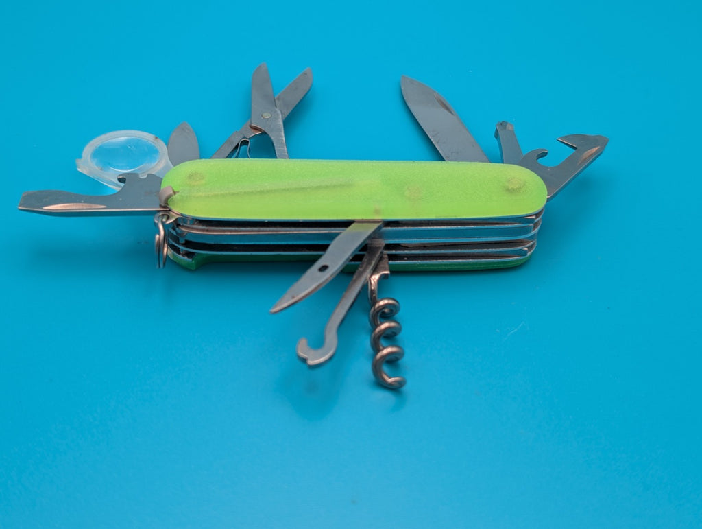 Custom Victorinox Explorer Glow in the Dark Swiss Army Knife Multi Tool!