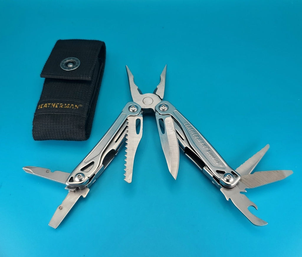 Leatherman Sidekick Multi-Tool, Knife, Pliers, Saw, Stainless! WITH SHEATH!
