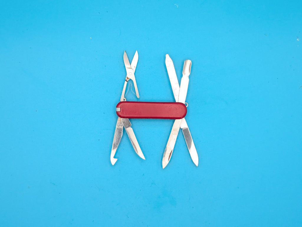 Victorinox Original MiniChamp Swiss Army Knife Multi Tool! RED!