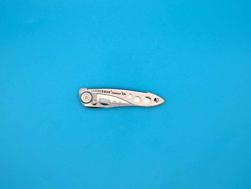 Leatherman Skeletool KBx Pocket Knife w/ Bottle Opener, Silver