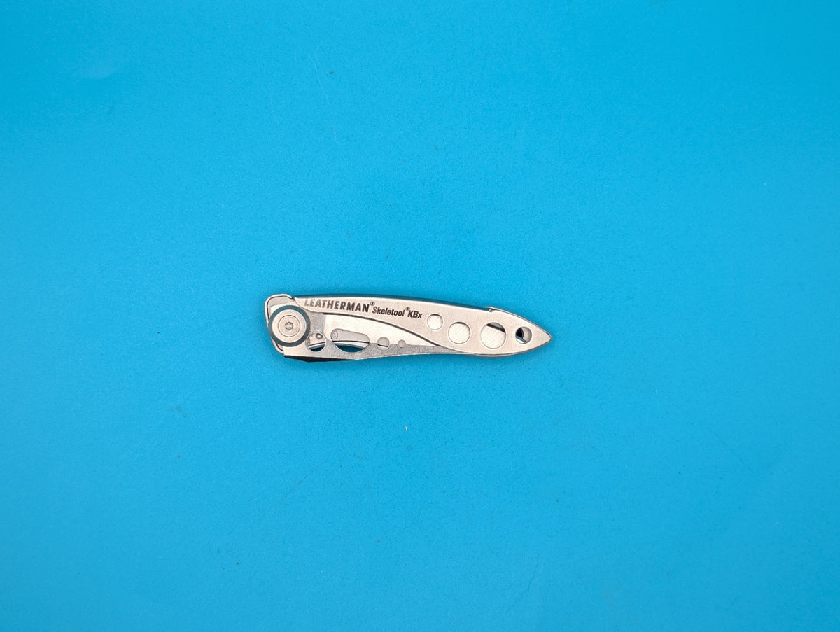 Leatherman Skeletool KBx Pocket Knife w/ Bottle Opener, Silver