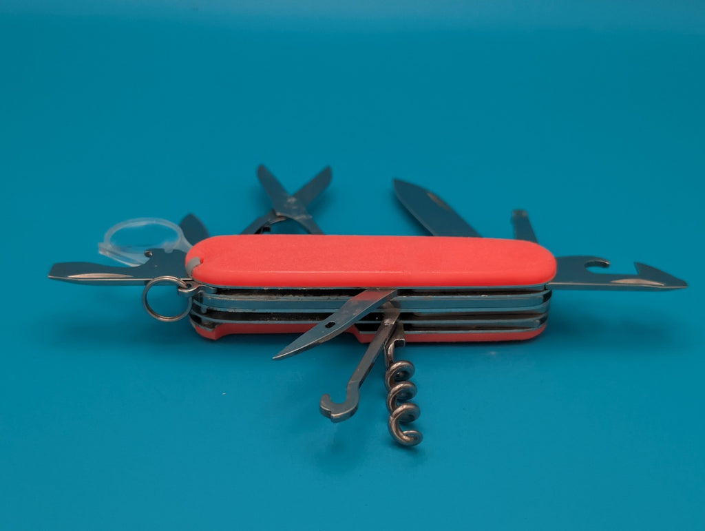 CUSTOM VICTORINOX EXPLORER GLOW IN THE DARK SWISS ARMY KNIFE!