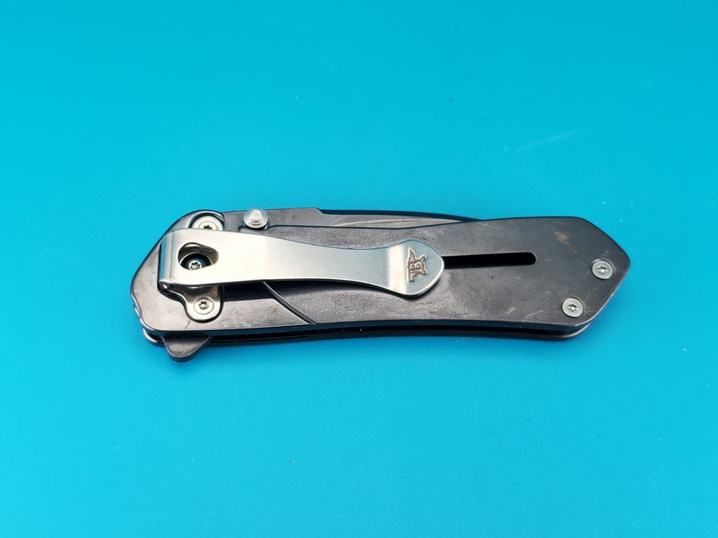 BUCK KNIFE 015 LUX MED AVID BOS 13C26 SANDVIK FRAME LOCK PLAIN EDGE POCKET KNIFE