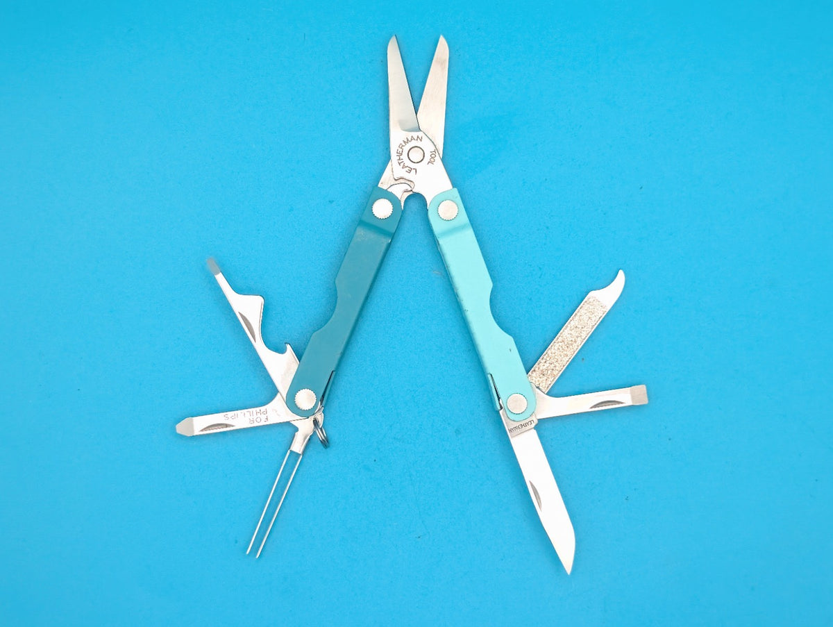 Leatherman Micra Multi-Tool, Knife, Scissors, Key Ring, Parakeet!