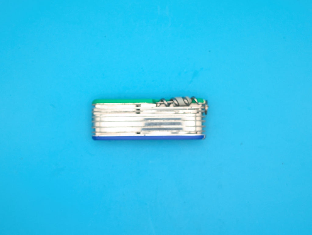 Custom Victorinox SwissChamp Blue & Green Swiss Army Knife Multi-Tool!