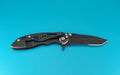 Gerber Torch I Frame Lock Plain Edge Blade Folding Pocket Knife! Black!