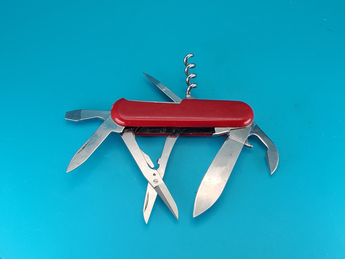 Wenger Security 14 Swiss Army Knife Multi Tool with Locking Blade! EDDIE BAUER
