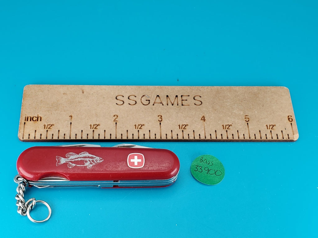 Wenger Bass Swiss Army Knife Multi Tool! With Locking Main Blade!