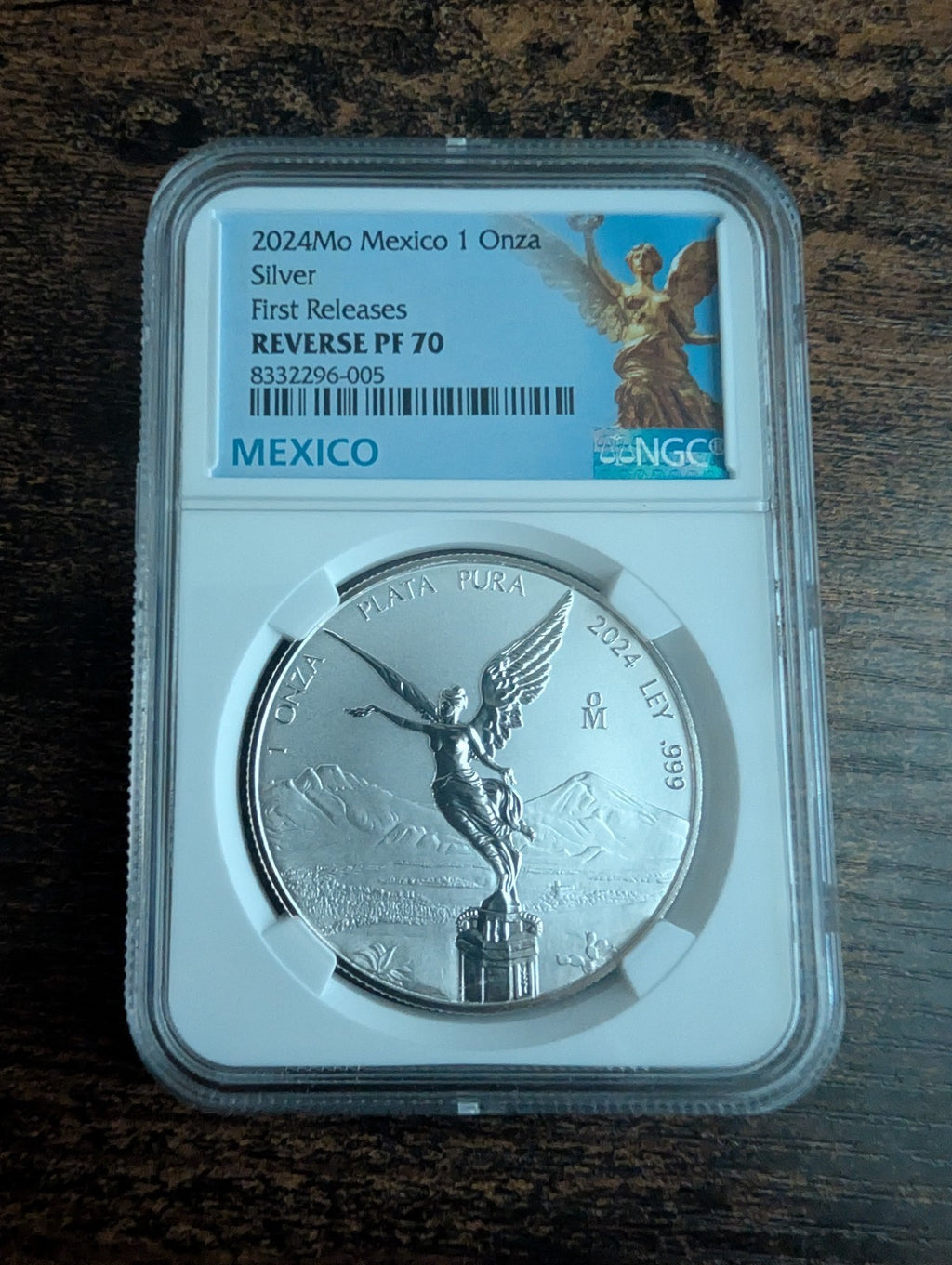 2024 Mexico 1 Onza Silver Libertad Reverse Proof NGC RP70 Official Mexico Label!
