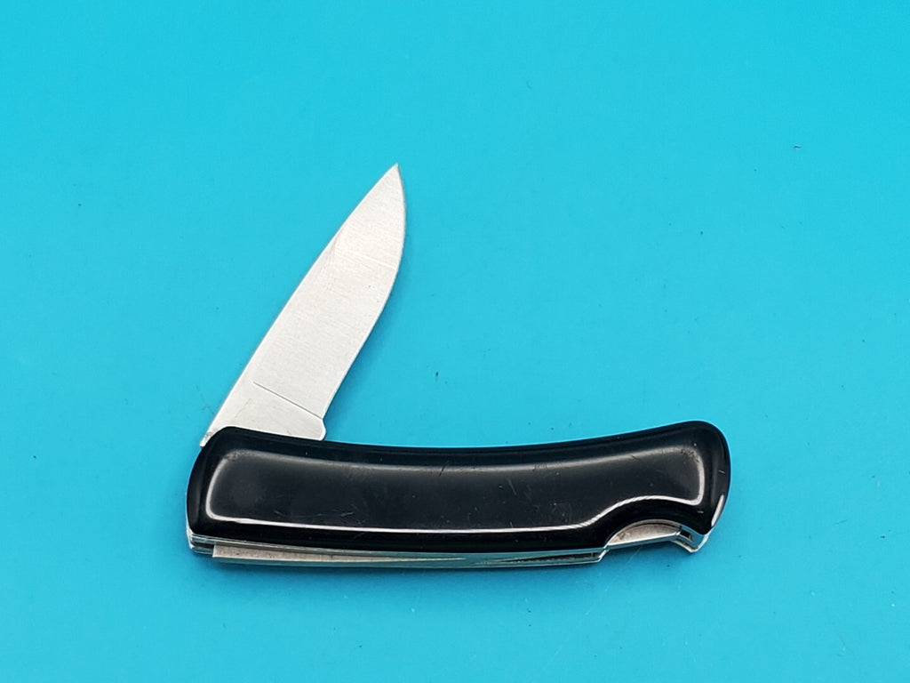 Vintage Buck 525 Plain Edge Lockback Gentleman's Folding Pocket Knife! 1992
