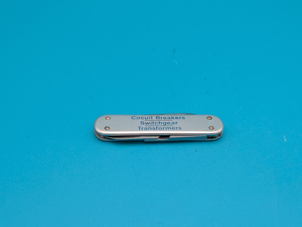 Vintage Victorinox Swiss Army Knife Silver Smooth Alox Companion 58mm
