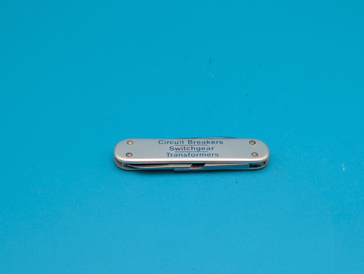 Vintage Victorinox Swiss Army Knife Silver Smooth Alox Companion 58mm