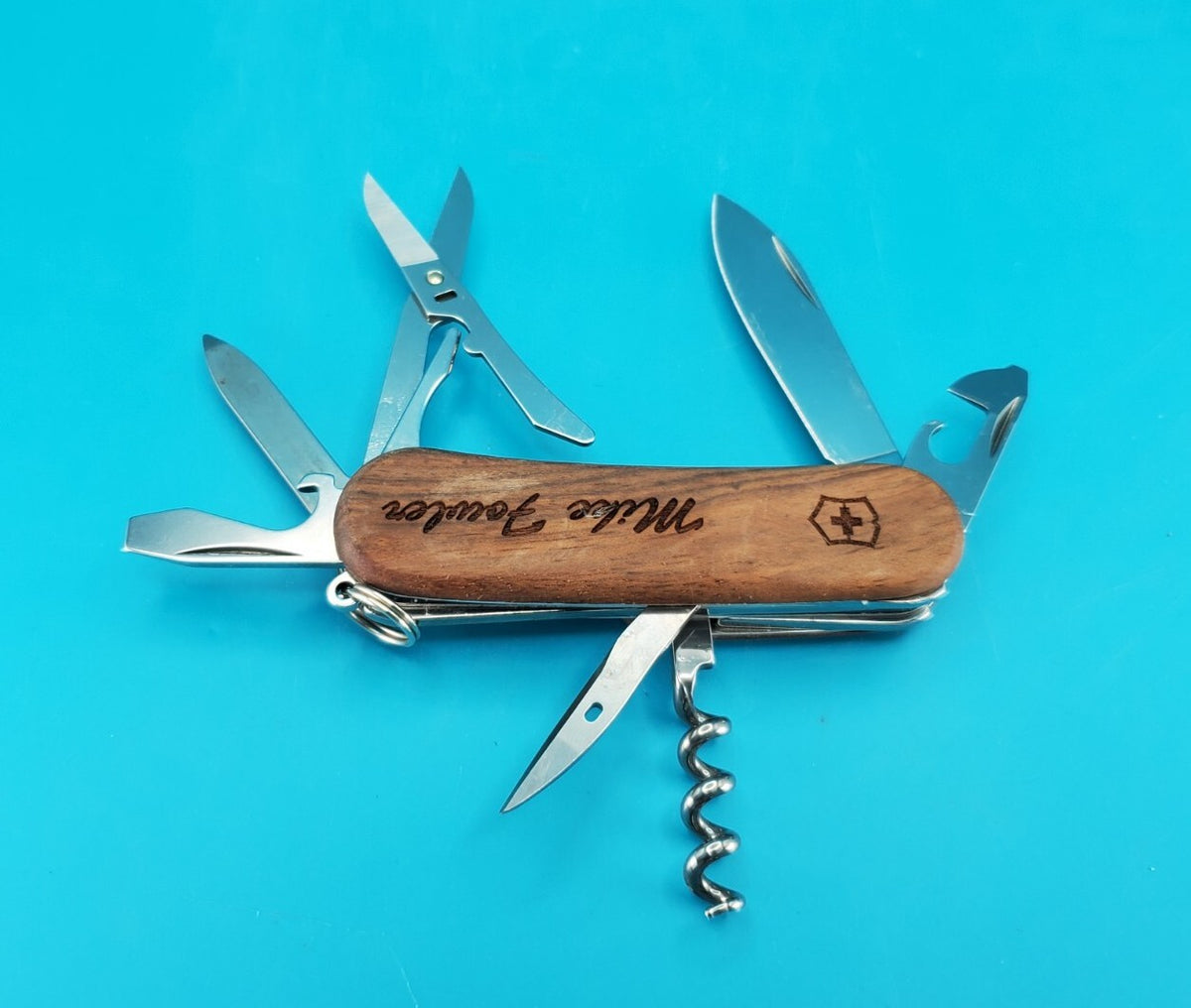 Victorinox Delemont EvoWood 14 85mm Swiss Army Knife Multi-Tool! *MIKE FOWLER*