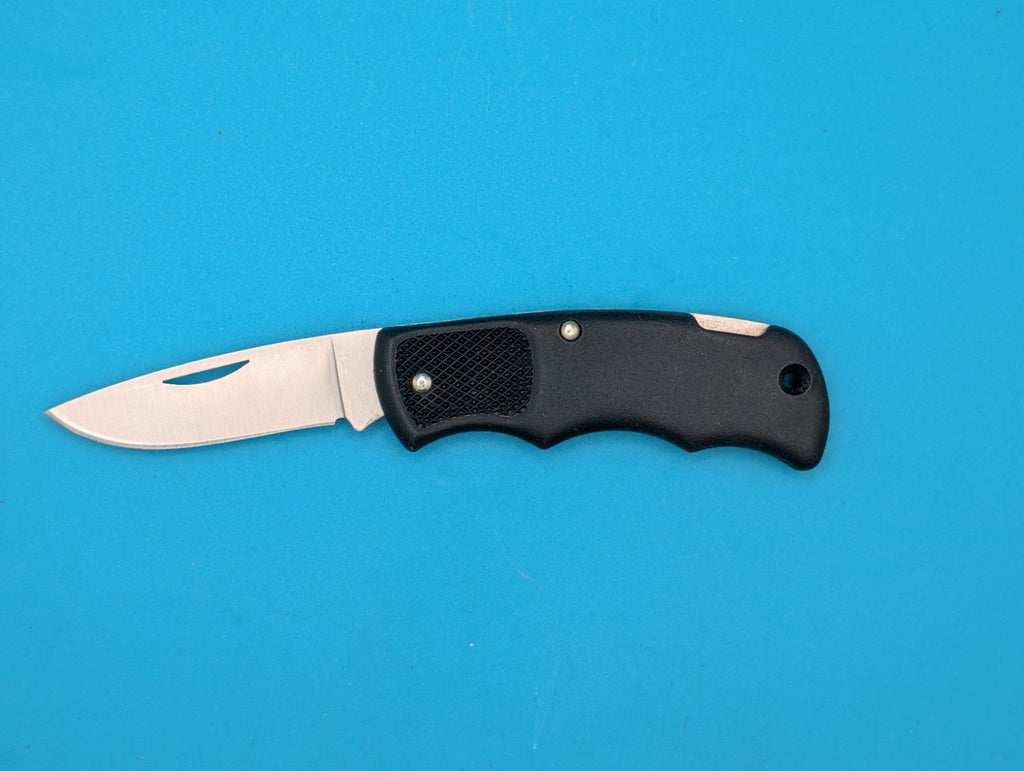 Cutco 1886 Plain Edge Blade USA Lockback Knife! Black Handle!