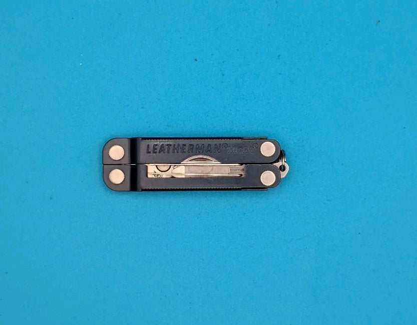 Leatherman Micra Multi-Tool, Knife, Scissors, Key Ring, Blue!