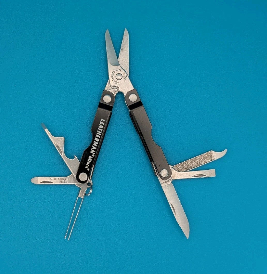 Leatherman Micra Multi-Tool Knife Scissors Key Ring! MIXED COLORS! LOT OF 5!