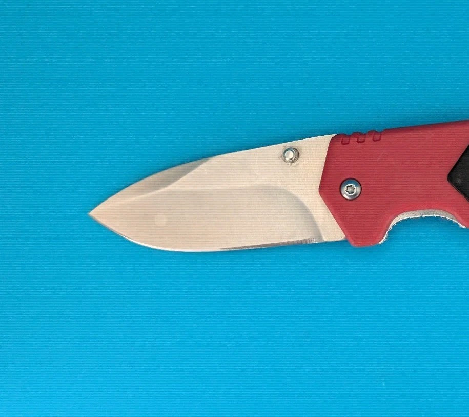 Kershaw 1445 Half Ton LinerLock Red & Black Wrench Clip Pocket Knife!