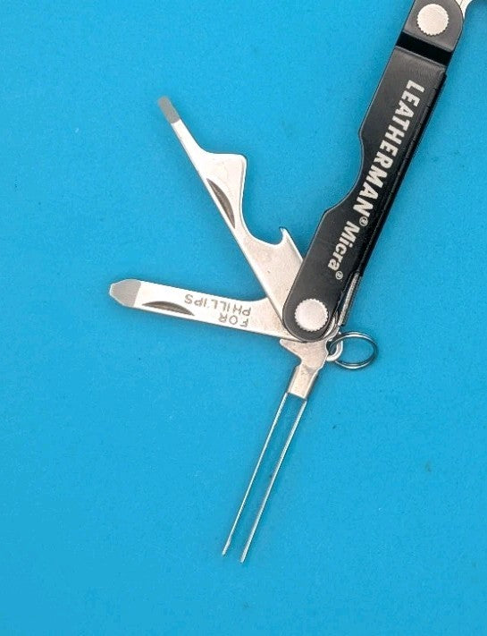 Leatherman Micra Multi-Tool, Knife, Scissors, Key Ring, Black!