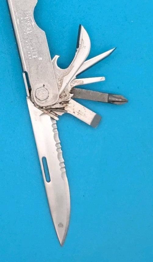 SOG Power Plier Multi-Tool! Rare Blunt Nose Pliers! Compound Leverage! USED