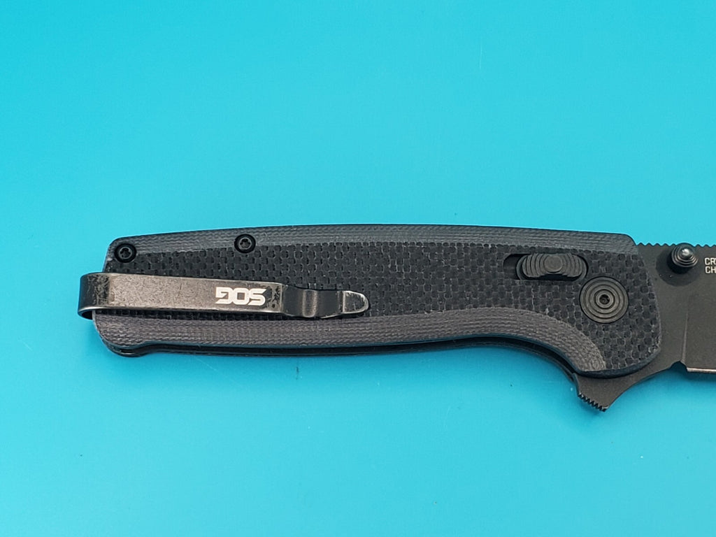 Sog Terminus XR 2.95" D2 Steel Blade Folding Knife! BLACK!