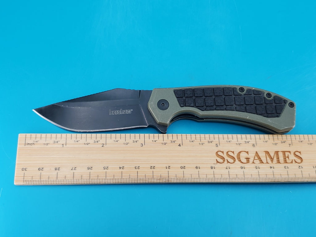Kershaw 8760 Faultline Liner Lock Plain Edge Flipper Knife!