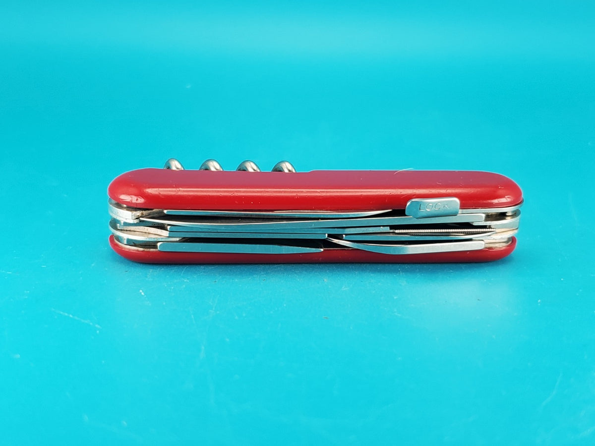 Wenger Security 14 Swiss Army Knife Multi Tool with Locking Blade! EDDIE BAUER