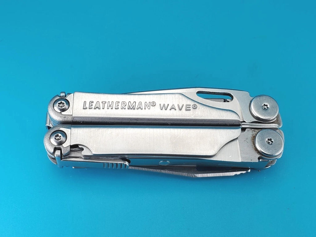Leatherman Wave Multi Tool! Stainless! Retired! Free Shipping!
