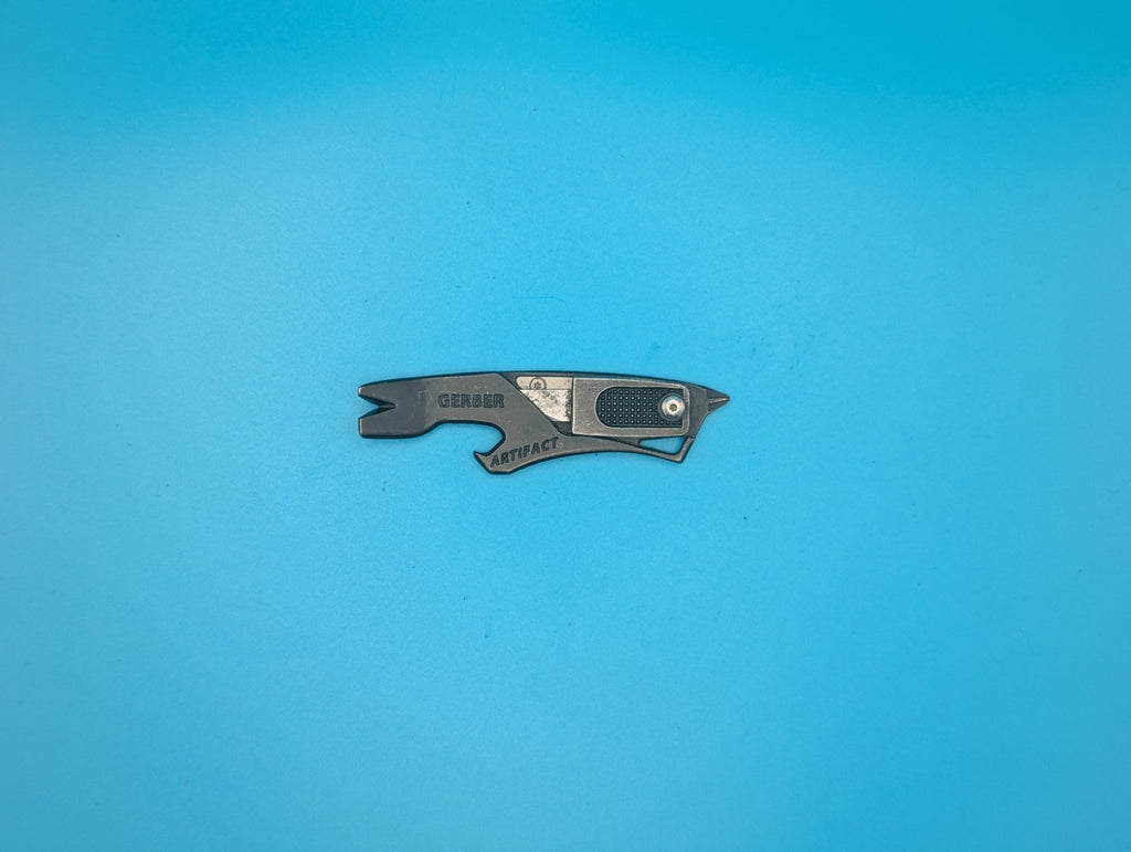 Gerber Artifact Pocket Knife Multi-Tool Pry Bar #11 Blade Liner Lock EDC