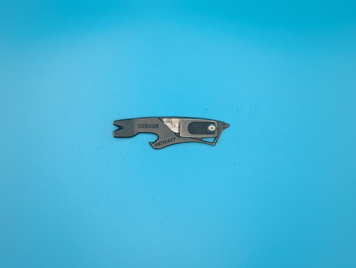 Gerber Artifact Pocket Knife Multi-Tool Pry Bar #11 Blade Liner Lock EDC