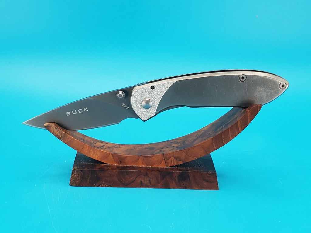 Buck Knives 327 Nobleman-Stainless Folding Pocket Knife!