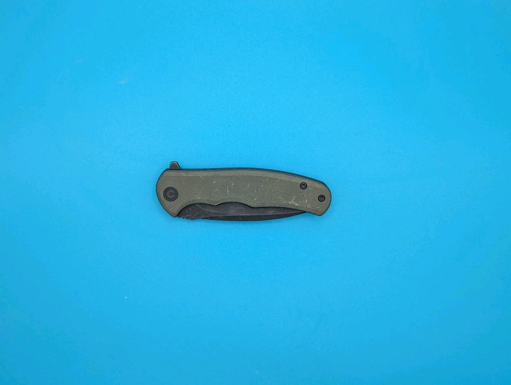 Civivi Mini Praxis Flipper Pocket Knife Liner Lock Plain Edge Blade! Olive Green