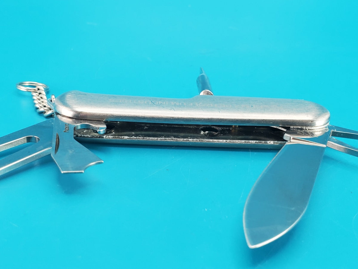 Wenger Golf Pro Stainless Steel Swiss Army Knife! RARE! *ACADEMY PETROLEUM*