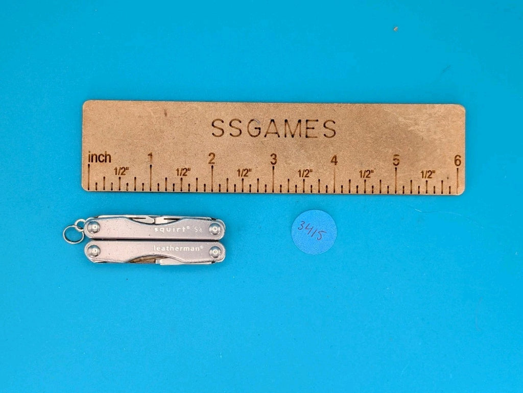 Leatherman Squirt S4 Multi-Tool, Key Ring, Retired, GRAY!