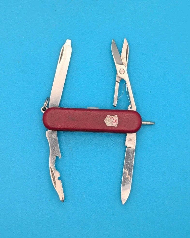 Victorinox Midnite Manager Swiss Army Knife Multi Tool! RED LED!