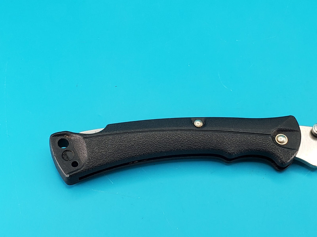 Buck USA Buckmasters 484 Pocket Knife Dated 2014 Plain Blade Black Handle