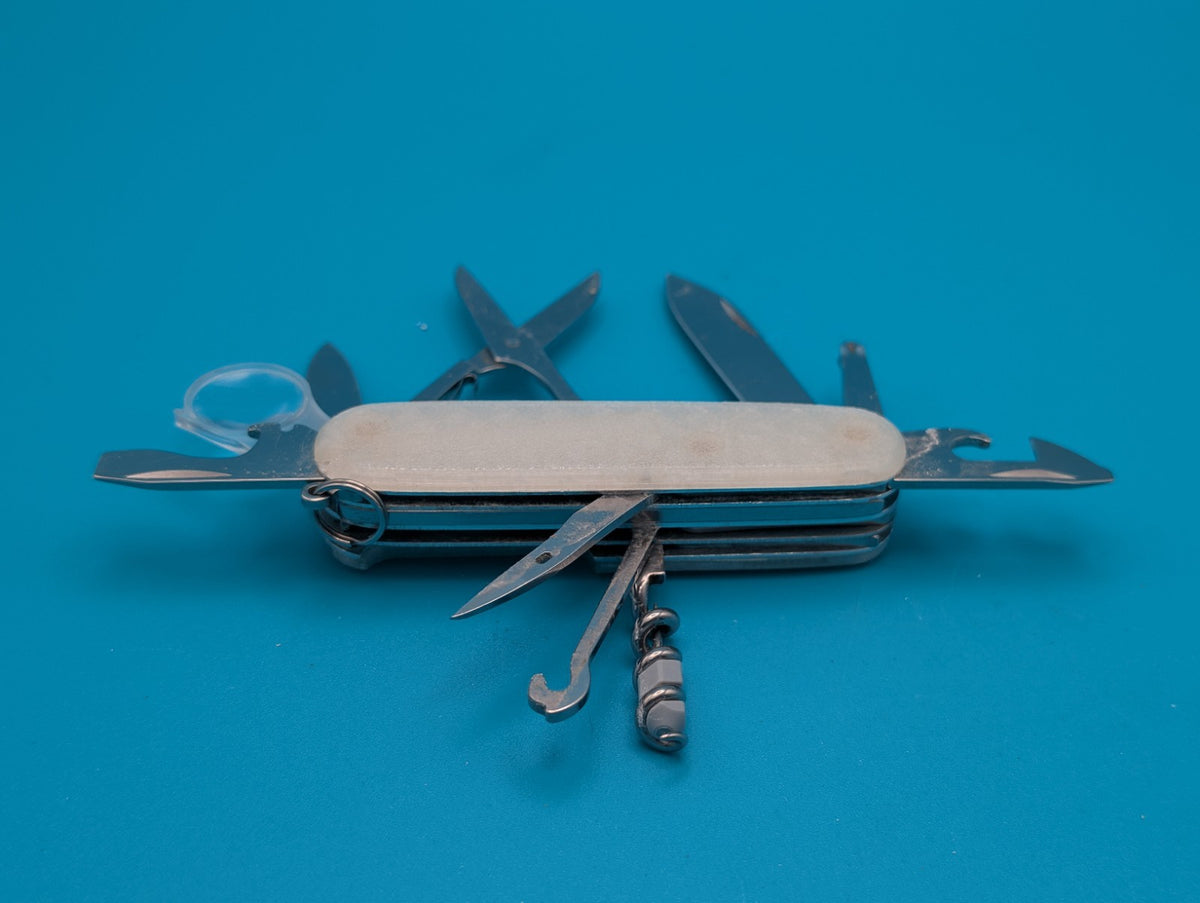 Custom Victorinox Explorer Glow in the Dark Swiss Army Knife, 91mm
