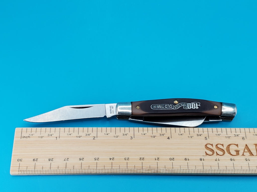 Vintage Schrade USA 340T 100th Anniversary 1904-2004 Three Blade Pocket Knife!
