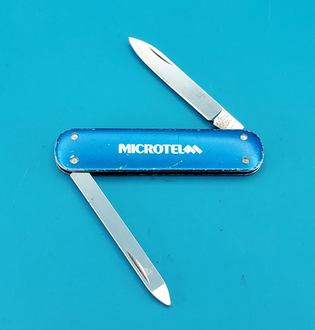 Victorinox 74MM Escort Smooth Blue Alox Swiss Army Knife Multi Tool!