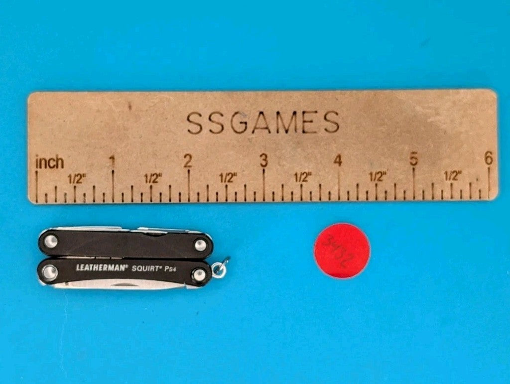 Leatherman SQUIRT PS4 Multi-Tool With Pliers Scissors Knife BLACK!