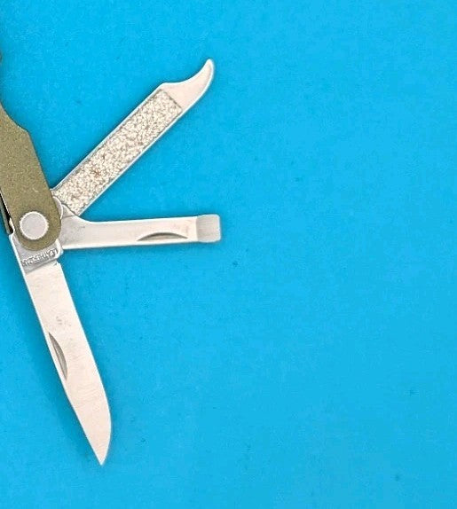Leatherman Micra Multi-Tool, Knife, Scissors, Key Ring, Spruce!