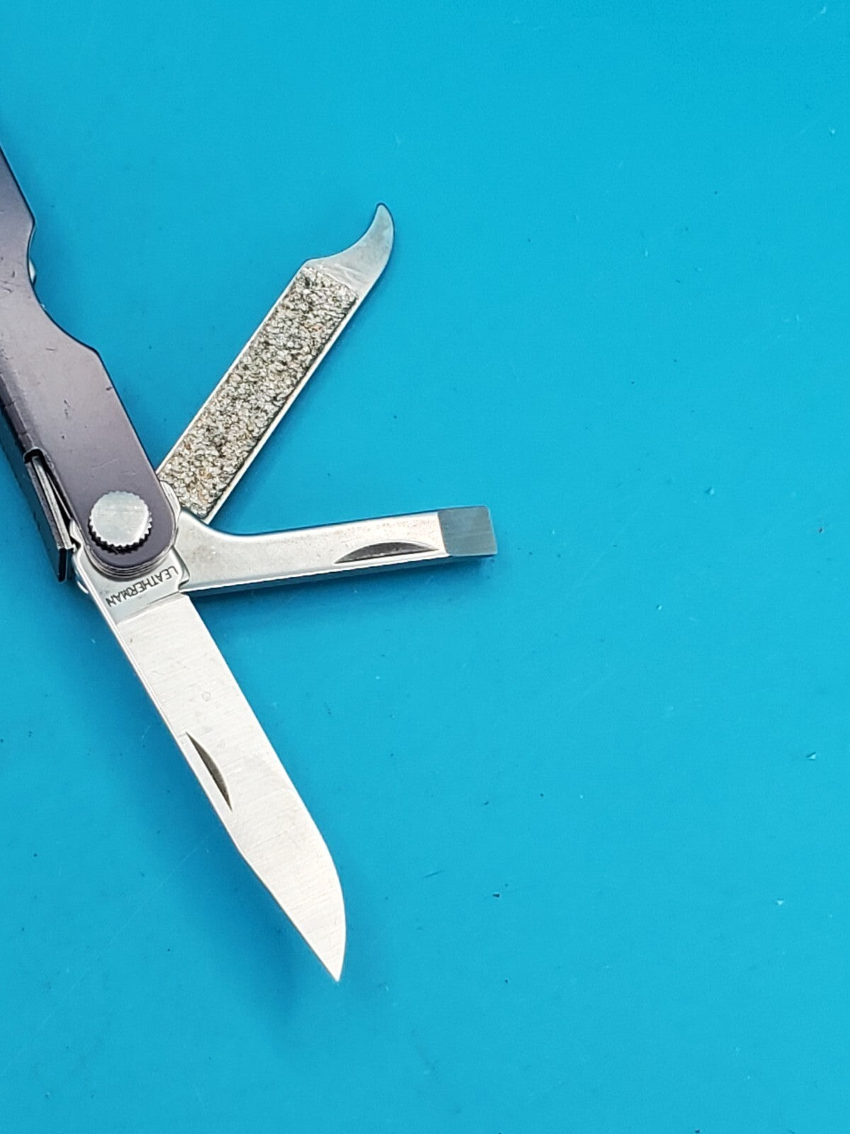 Leatherman Micra Multi-Tool, Knife, Scissors, Key Ring, Gray!