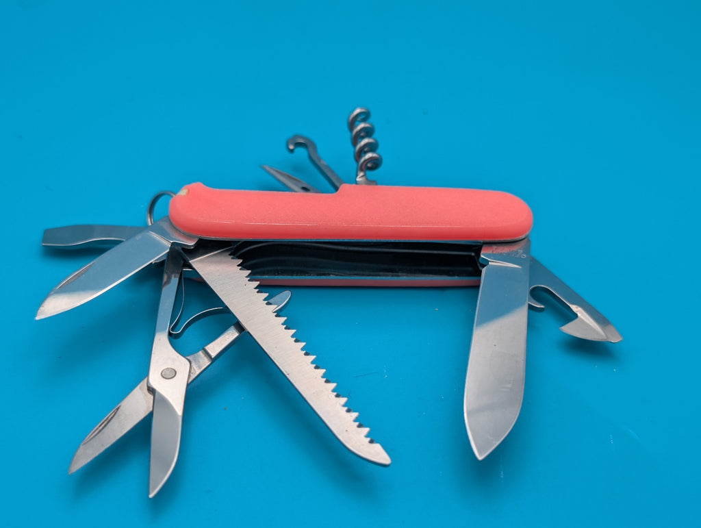 Custom Victorinox Huntsman Glow in the Dark Swiss Army Knife Multi Tool!