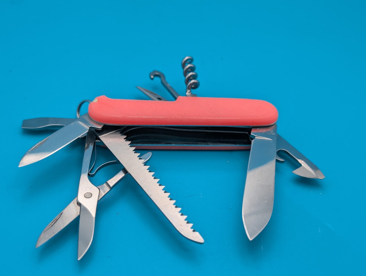 Custom Victorinox Huntsman Glow in the Dark Swiss Army Knife Multi Tool!