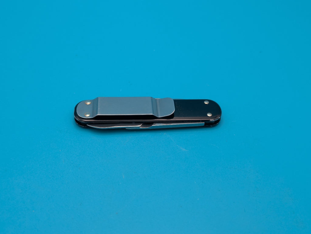 Victorinox Money Clip Black Alox Swiss Army Knife Multi Tool!