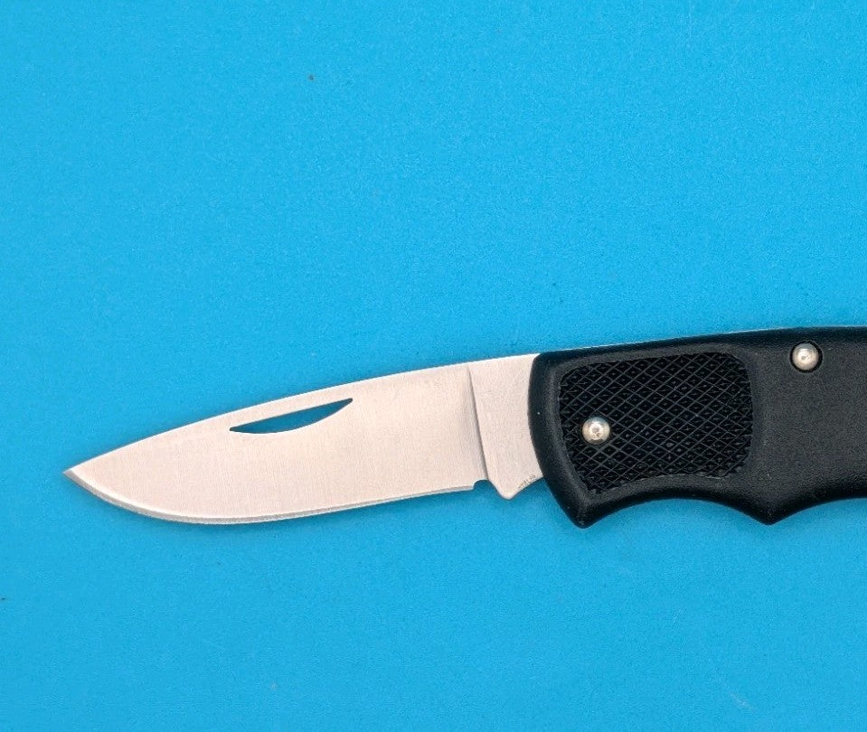 Cutco 1886 Plain Edge Blade USA Lockback Knife! Black Handle!