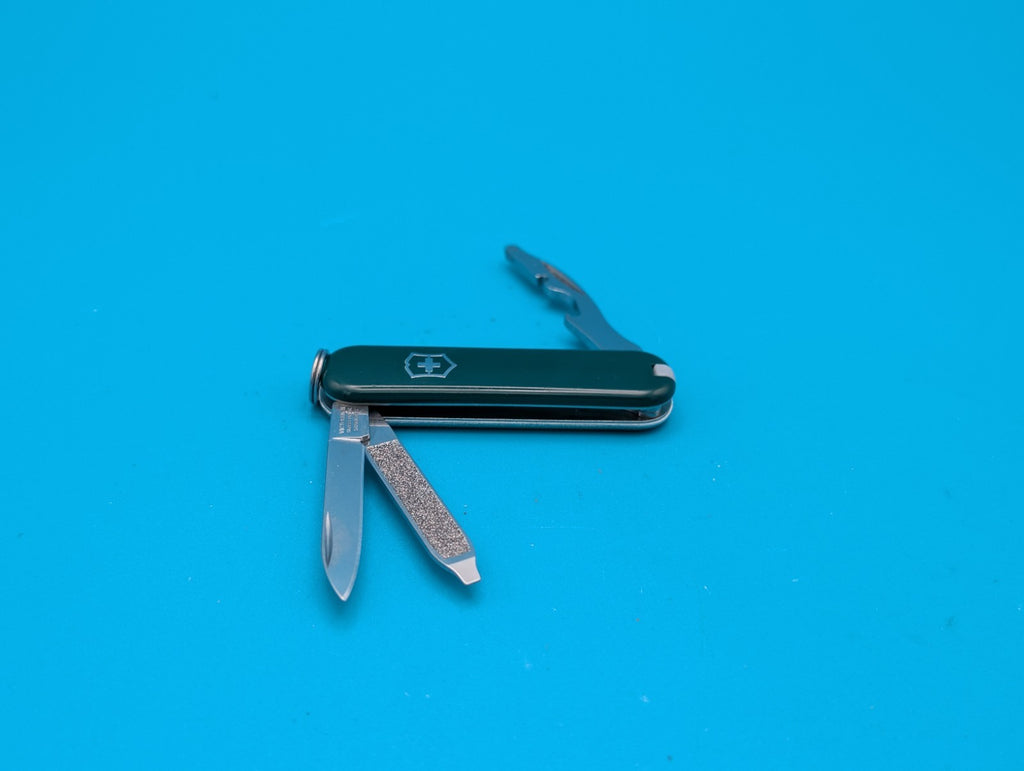 Victorinox Rally Green Swiss Army Knife Multi Tool! 58mm
