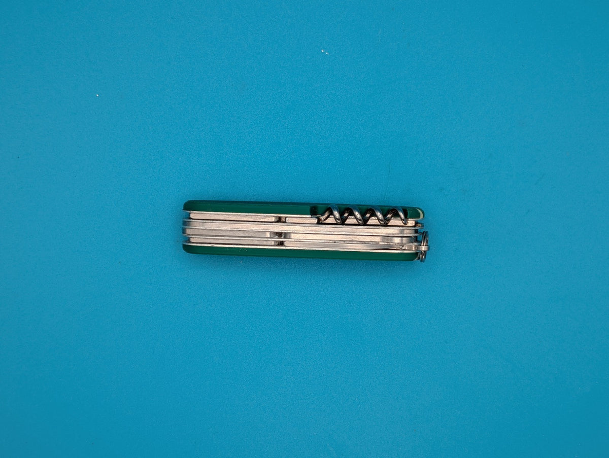 Custom Victorinox Huntsman Green & Black Swiss Army Knife Multi Tool!