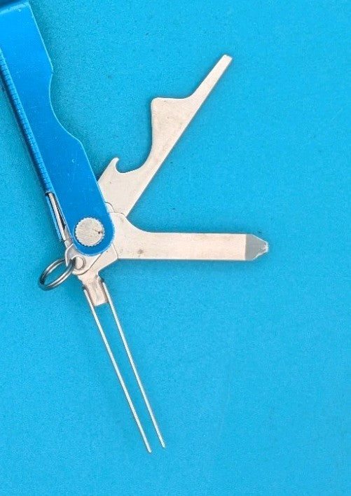 Leatherman Micra Multi-Tool, Knife, Scissors, Key Ring, Blue!